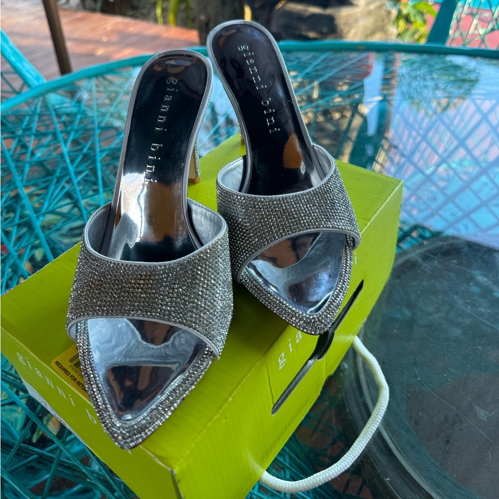 Gianni Bini never worn rhinestone high heels